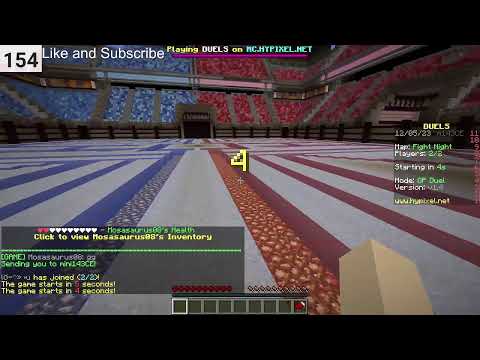 Hypixel Minecraft Duels PVP - Springo's Insane Live Gameplay