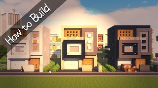 [OSHACRA] Part63 How to build a compact modern house/おしゃクラ！コンパクトモダンハウスの作り方 (minecraft)