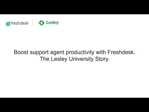 Lesley University - Customer Success Story (Charles Cooper - Director, Technology Support Services)