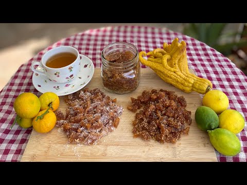 How to make Buddha’s Hand Citron candy .