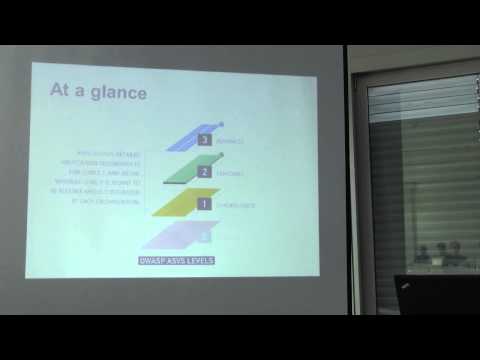 OWASP AppSec EU 2013: New OWASP ASVS 2013