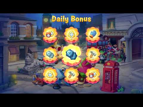 Fishdom　daily bonus 連続チャレンジ　　Fishdom daily bonus continuous challenge