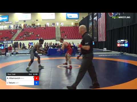 2018 Marine Corps US Open/Senior Men's Greco-Roman 67 Con 8 #1 - Aaron Kliamovich (NMU-) Vs. Isaia