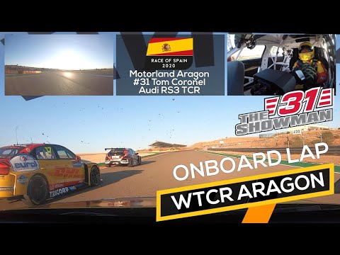 Onboard lap Motorland Aragón in my Audi RS3 LMS TCR - Jump in! | WTCR 2020 Spain