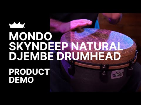 Mondo Skyndeep Natural Drumhead - Product Demo | Remo