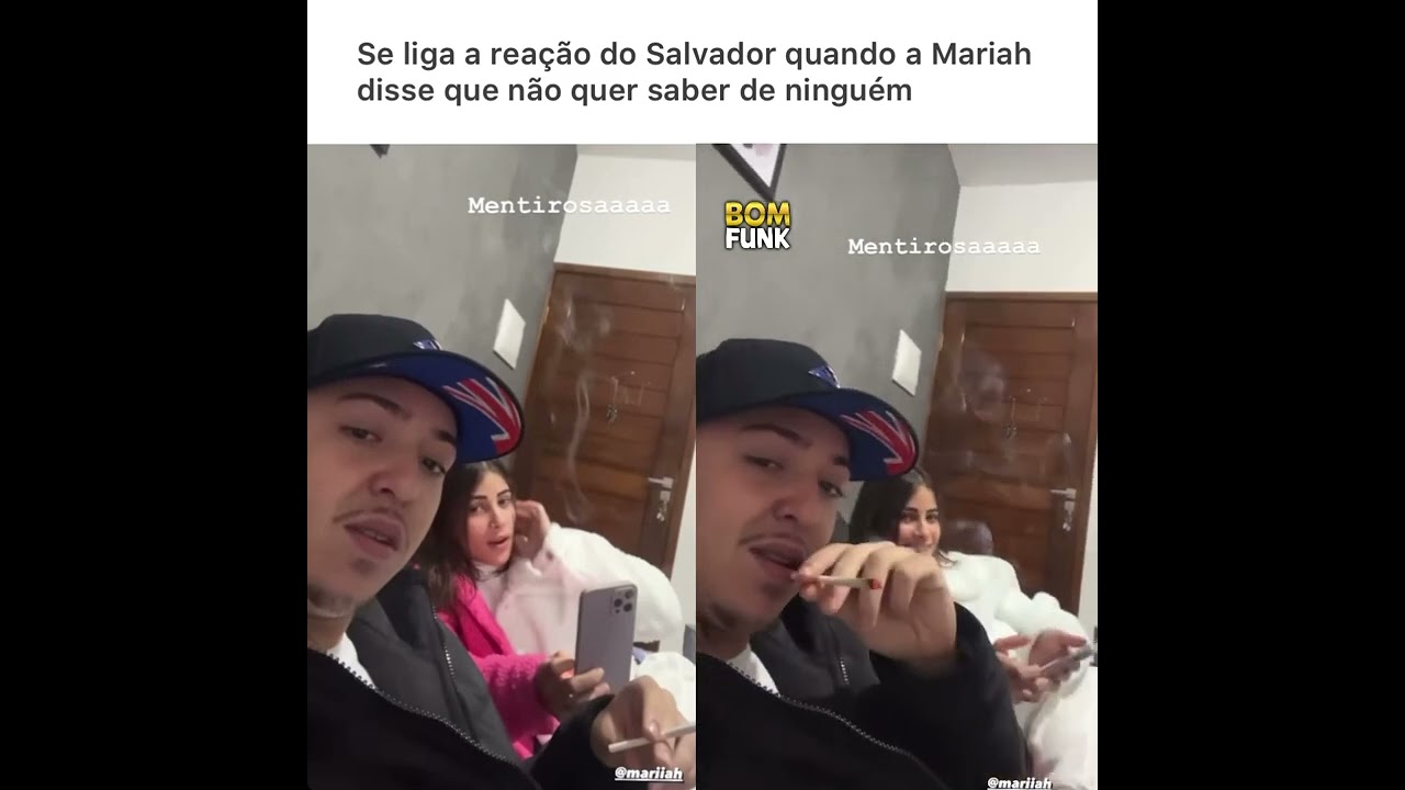 Watch Now Veja a Reação Do Salvador da Rima quando a Mariah disse que não quer saber de ninguém Veja a Reação Do Salvador da Rima quando a Mariah disse que não quer saber de ninguém