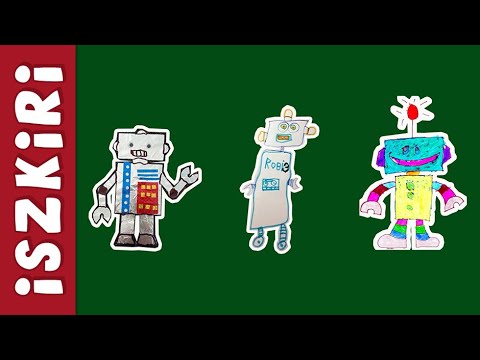 Iszkiri Zenekar: Kicsi Robot - klip a Ti rajzaitokkal (gyerekdal, mese, videoklip)
