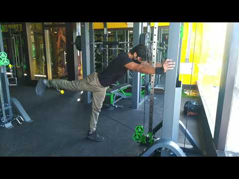 Cable Bent-over Hip Extension