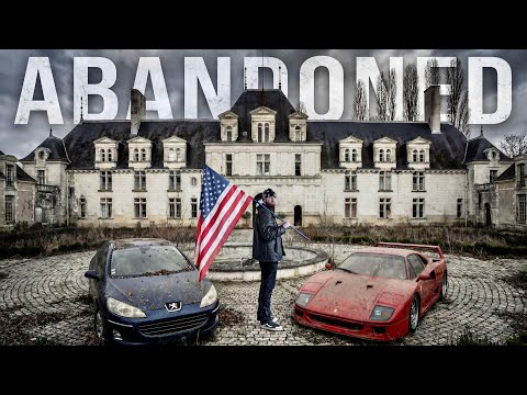Inside a Billionaire’s Abandoned MEGA Mansion with Everything Left Inside (found Ferrari F40)
