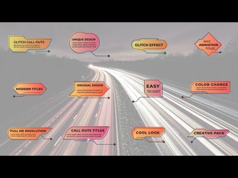 Glitch Call Out Titles Final Cut Pro Templates