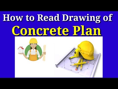 How to read Concrete Plan Drawings