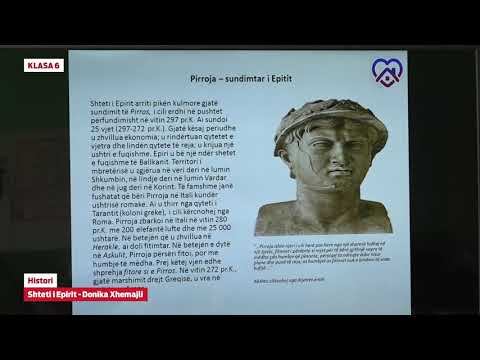e Mesimi - 6414 Klasa 6 Histori - Shteti i Epirit