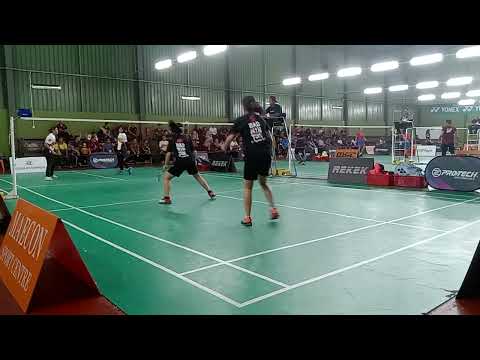 Badminton SBA Tournament SF Women's Double SemiPro - Goh Sze Ning / Goh Sze Qi Vs Arieesya / Husna