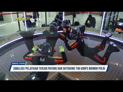 BRIPDA JOIS MENJAJAL WIND TUNNEL KORPS BRIMOB POLRI