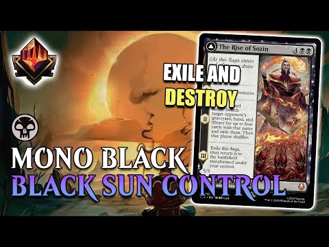 💀 MONO BLACK CONTROL WITH DAY OF BLACK SUN IS AMAZING | MTG ARENA Standard Mythic TLA Avatar
