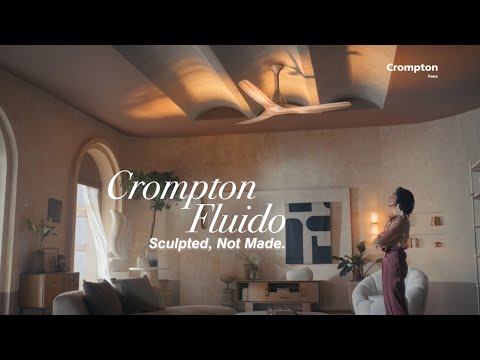 Crompton Fluidic Fans- Sculpted, Not Made | English | 20 seconds
