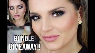 NEW YEARS EVE MAKEUP TUTORIAL | Cool Toned Smokey Eye &amp; GIVEAWAY (CLOSED)