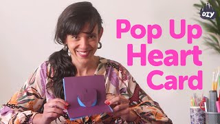 How to Make a Pop Up HEART Card! | Paper Craft | DIY.org