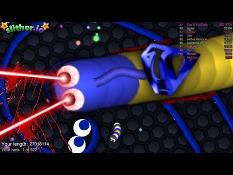 Slither.io A.I. Epic Skin Slitherio Best Gameplay - Superman SKin 🔥 - Slither.io Vip - World Record
