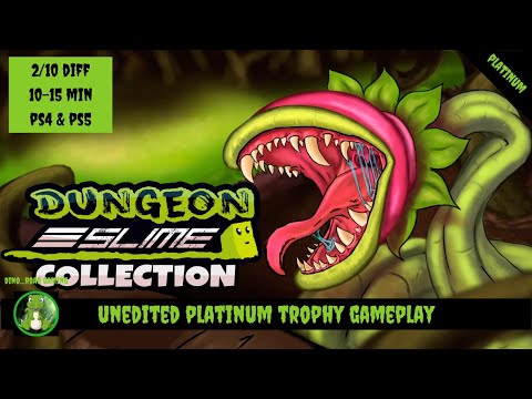 Dungeon Slime Collection - Full Unedited Platinum Trophy Gameplay (PS4/PS5)
