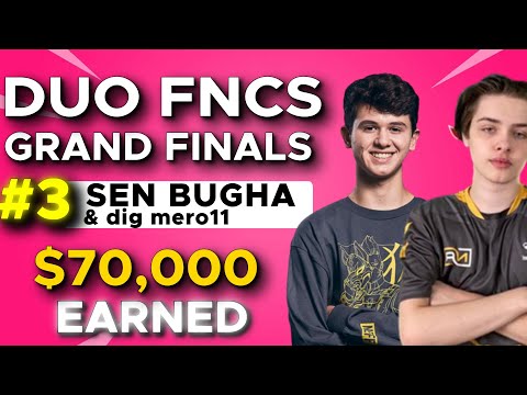 HOW BUGHA GOT 3RD IN FNCS GRAND FINALS 🏆 ( $70,000 ) ( w/Mero )