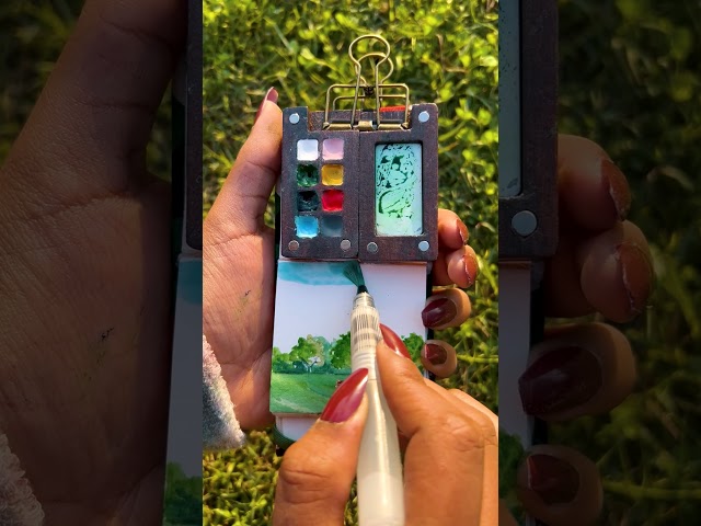 Vídeo relacionado con Yamobi Mini Kit Acuarela Viaje,Mini Set de Acuarelas con Tazones Vacíos, Paleta de Acuarelas para ViajarKit de Paleta de Acuarelas en Miniatura de 8 Cuadrículas