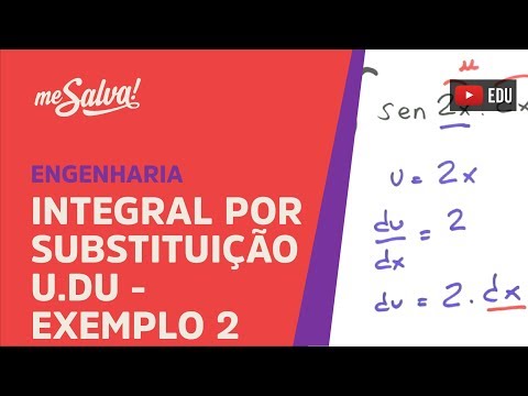 Me Salva! INT11 - Exemplo 2: Integral por substituição u.du