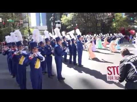 Fort Mill Band 2015 Novant Thanksgiving Day Parade Performance 11/26/2015