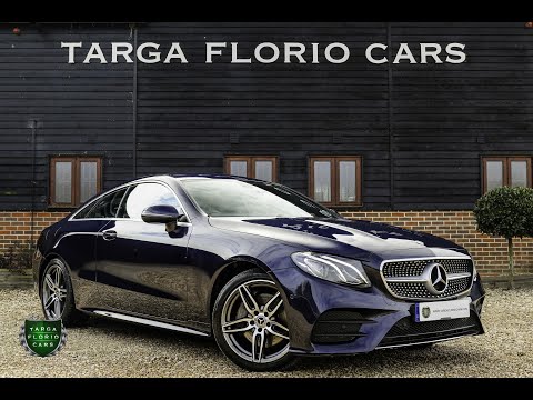 Mercedes-Benz E220d Coupe AMG Line 9G-Tronic in Cavansite Blue Metallic 2018