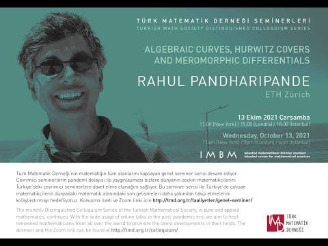Rahul Pandharipande - Algebraic curves, Hurwitz covers and meromorphic differentials