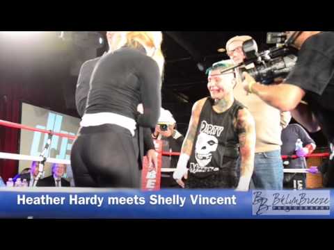Heather Hardy meets Shelly Vincent. Face to Face.