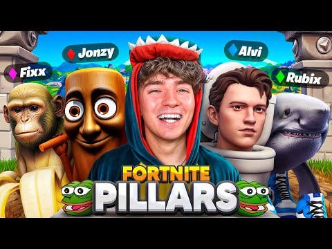 Das XXL MEME PILLARS MINIGAMES BATTLE in FORTNITE! ⚔️🏆