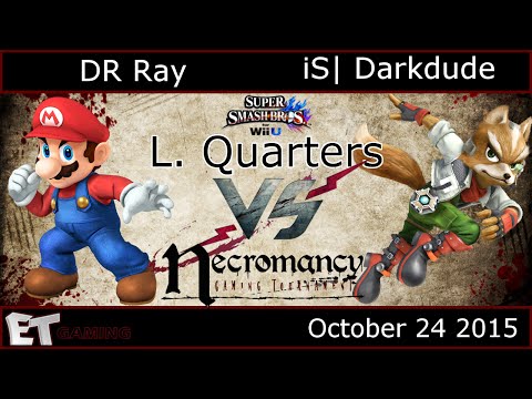 [NECRO] SSB4 - L. Quarters - DR Ray (Mario) VS iS Darkdude (Fox)