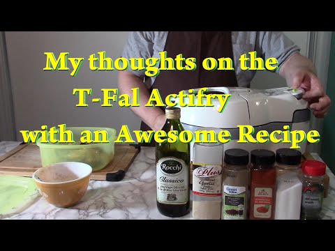 T-Fal Actifry Recipe, Demo and Review