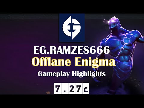Enigma | EG.RAMZES666 | Offlane Enigma Highlights | 7.27c Gameplay Highlights