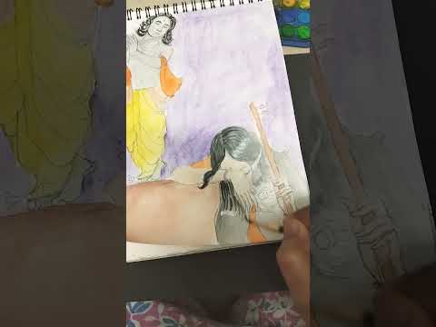 Prem divani #meera #meerabai #meerakrishna  #art #artreels #reels #reelsvideo #reelsinstagram