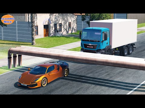 Cars vs Low Pipes - BeamNG.drive