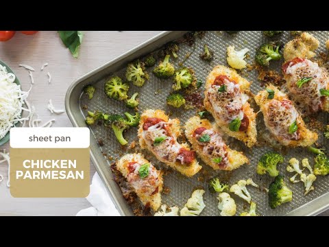 Sheet Pan Chicken Parmesan | Kelsey Nixon