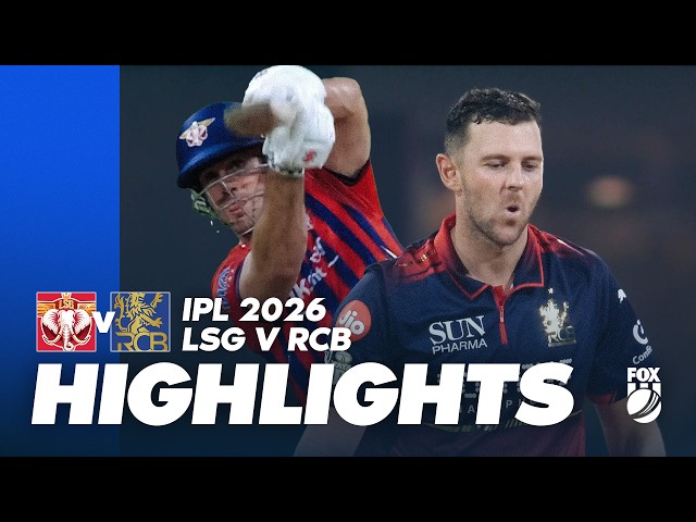 Lucknow Super Giants v Royal Challengers Bengaluru I Full Match Highlights I IPL 2026 I Fox Cricket