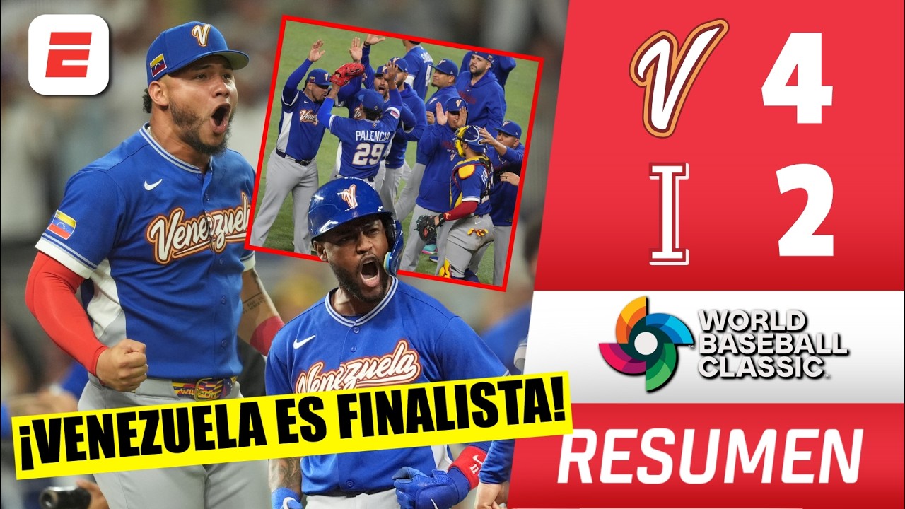 ¡HISTÓRICO! VENEZUELA AVANZÓ a la FINAL del Clásico Mundial de Béisbol tras ELIMINAR a ITALIA