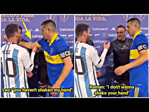 The way Riquelme pranks Leo Messi is so cute