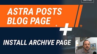 Create Posts Blog Page In Astra Theme