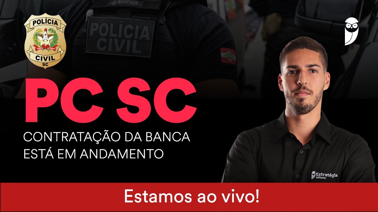 Concurso PC SC: edital para 300 vagas em novembro!