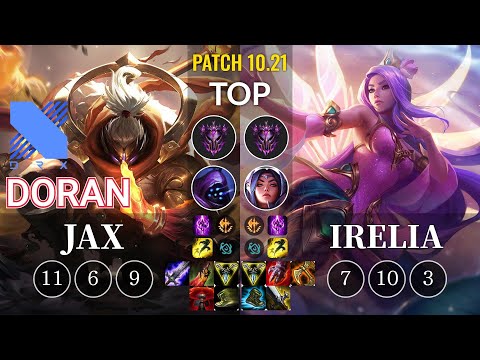 DRX Doran Jax vs Irelia Top - KR Patch 10.21
