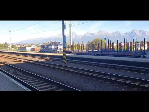 Vlak Poprad-Tatry napojenie nákladnej súpravy  s motorovým  rušnom Zssk Cargo Slovensko