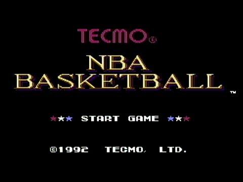 Tecmo NBA Basketball (Tecmo, 1992) - NES Gameplay
