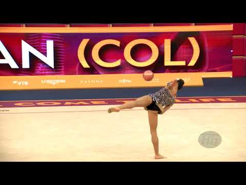 DUSSAN Lina (COL) - 2019 Rhythmic Worlds, Baku (AZE) - Qualifications Ball