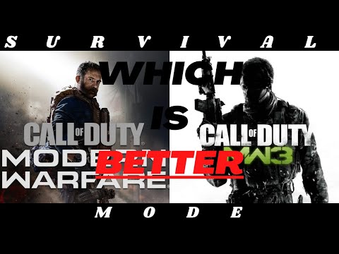 Modern Warfare Vs MW3 Survival Mode - Which is BETTER? - A Comparison