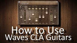 Video thumbnail for Waves CLA Guitars explained by Andrei Martinez Agras