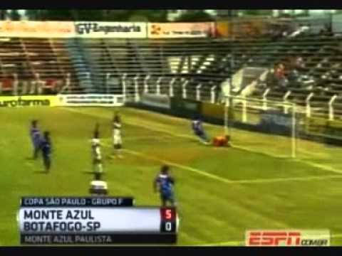 Monte Azul-SP 5 x 0 Botafogo-SP - Gols - Copa São Paulo de Futebol Júnior 2012